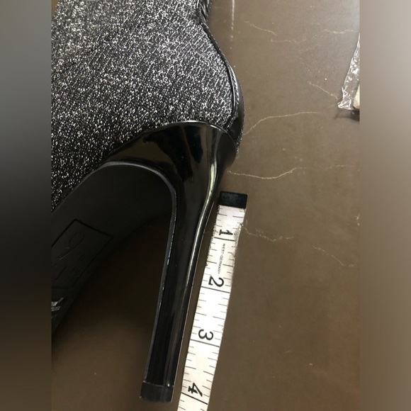 Mix No. 6 Sparkled Sock Bootie Black Heel size 7 - Picture 7 of 7